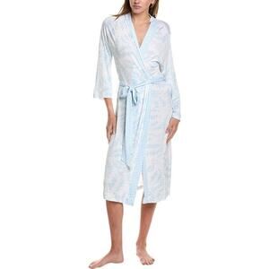 Hale Bob Bamboo Lounge Robe Kimono Wrap Boho Chic Duster Pajama XL